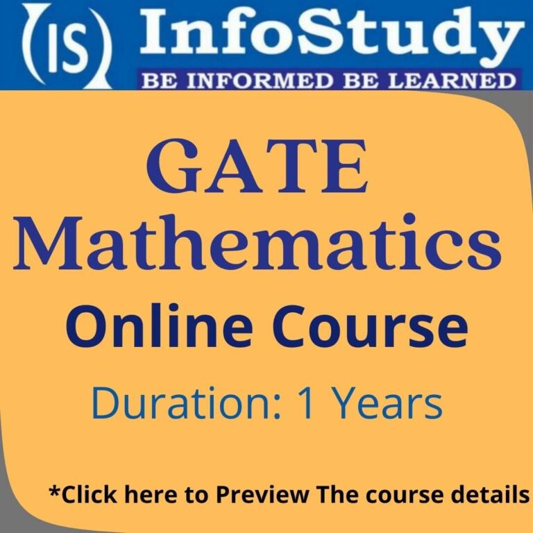 Join The Best GATE Mathematics Coaching Institute InfoStudy